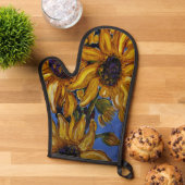 Zonnebloemen Oven Mitt Ovenwant (Top down)