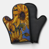 Zonnebloemen Oven Mitt Ovenwant (Voorkant / Achterkant)