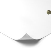 Zonnebloemen Paarse groene bruiloft Welkomstbord Poster (Hoek)