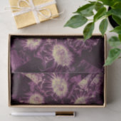Zonnebloemen Paarse ontkoppeling van Abstracte kun Tissuepapier (Geschenk)