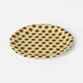 Zonnebloemen Papieren Bordje (Gekanteld)