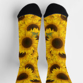 Zonnebloemen Patroon Crew Sokken (Top)