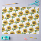 Zonnebloemen patroon decoupage tissuepapier (Craft)