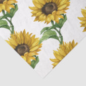 Zonnebloemen patroon decoupage tissuepapier (Detail)