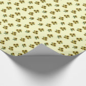 Zonnebloemen Patroon Gift Wrap papier (Hoek)