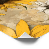 Zonnebloemen Perfect Poster (Hoek)