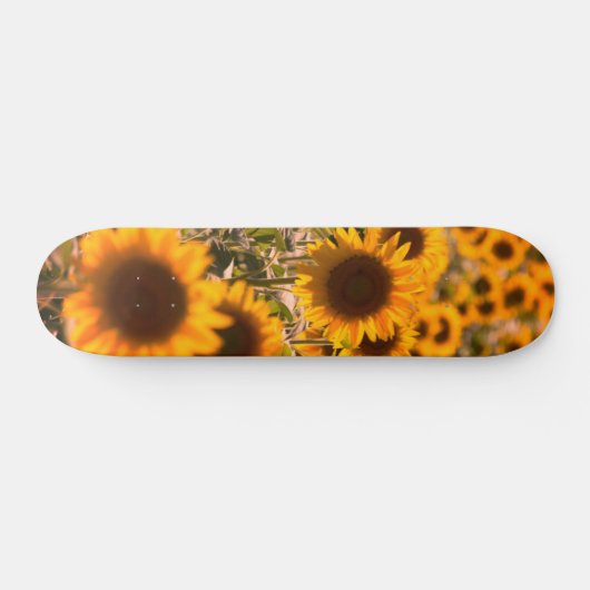Zonnebloemen Persoonlijk Skateboard (Horizontaal)