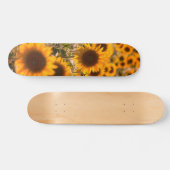 Zonnebloemen Persoonlijk Skateboard (Horizontaal)