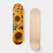 Zonnebloemen Persoonlijk Skateboard (Voorkant)