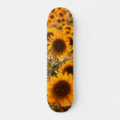 Zonnebloemen Persoonlijk Skateboard (Voorkant)