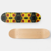 Zonnebloemen Persoonlijk Skateboard (Horizontaal)