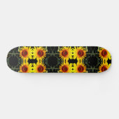 Zonnebloemen Persoonlijk Skateboard (Horizontaal)