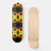 Zonnebloemen Persoonlijk Skateboard (Voorkant)