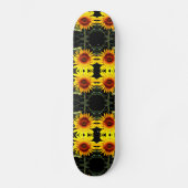Zonnebloemen Persoonlijk Skateboard (Voorkant)
