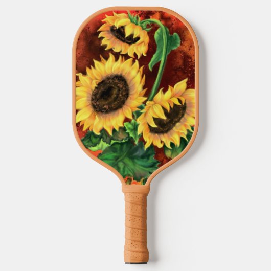Zonnebloemen Pickleball Paddle (Voorkant)