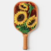 Zonnebloemen Pickleball Paddle (Achterkant)