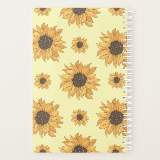 Zonnebloemen Planner (Achterkant)