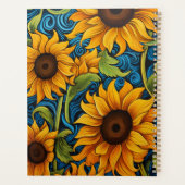 Zonnebloemen Planner (Achterkant)