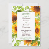 Zonnebloemen - Plechtige vergadering Kaart (Voorkant)