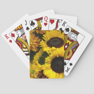 Zonnebloemen Pokerkaarten
