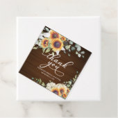 Zonnebloemen Pompoen Herfst Vrijgezellenfeest Bedankjes Labels (In situ)