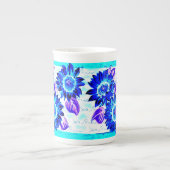 Zonnebloemen Porselein Kop (Voorkant)