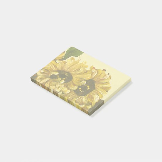 Zonnebloemen Post-it® Notes (Schuin)
