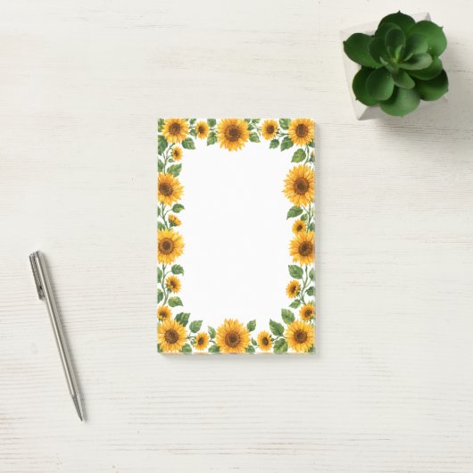 Zonnebloemen Post-it® Notes (Kantoor)