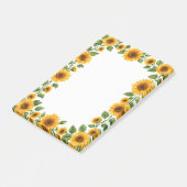 Zonnebloemen Post-it® Notes (Schuin)