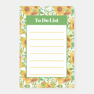 Zonnebloemen Post-it® Notes