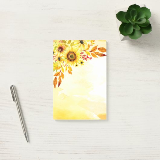 Zonnebloemen Post-it® Notes (Kantoor)