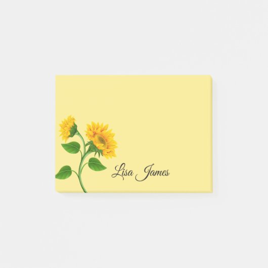 Zonnebloemen Post-it-Notes Post-it® Notes (Voorkant)