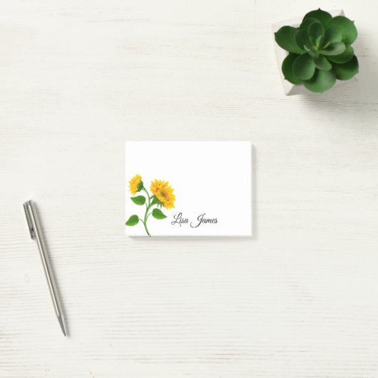 Zonnebloemen Post-it-Notes Post-it® Notes (Kantoor)