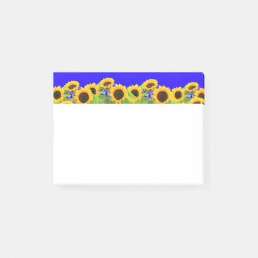 Zonnebloemen Post-it Notities Post-it® Notes (Voorkant)