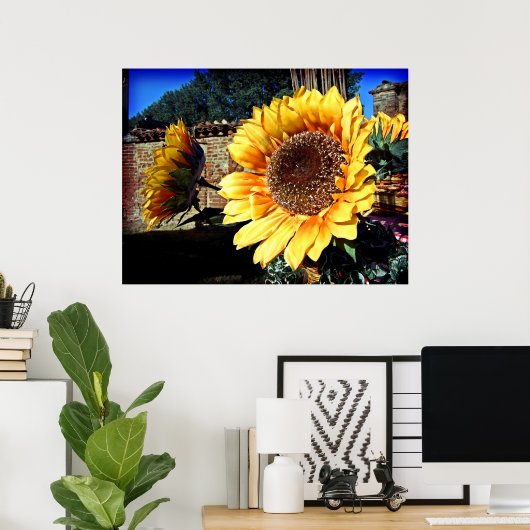 Zonnebloemen Poster (Thuiskantoor)