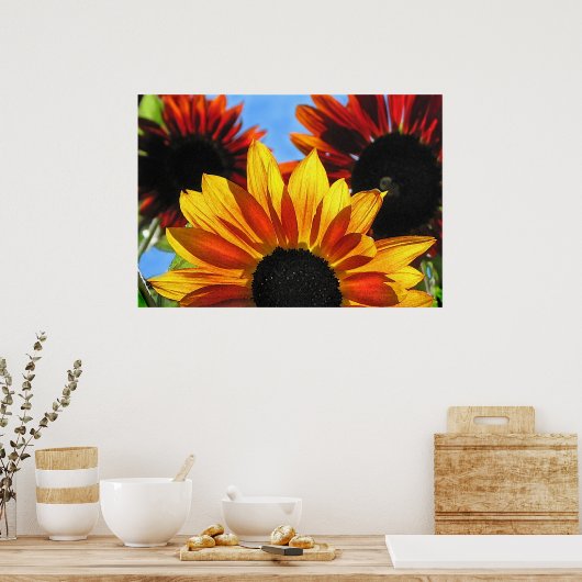 Zonnebloemen Poster (Keuken)