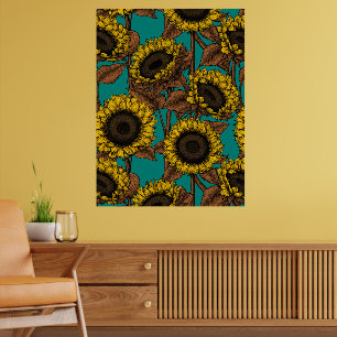 Zonnebloemen Poster