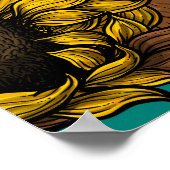 Zonnebloemen Poster (Hoek)