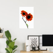 Zonnebloemen Poster (Thuiskantoor)