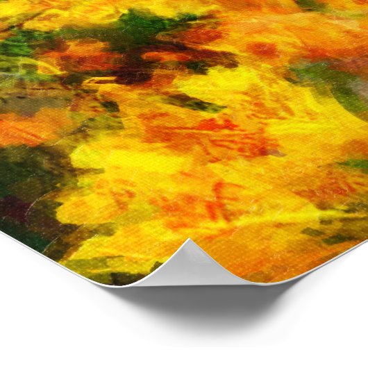 Zonnebloemen Poster (Hoek)