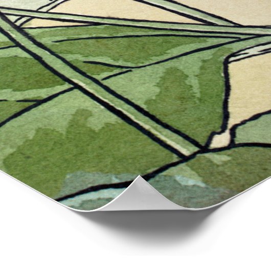 Zonnebloemen Poster (Hoek)