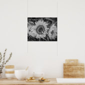 Zonnebloemen Poster/Afdruk Poster (Keuken)
