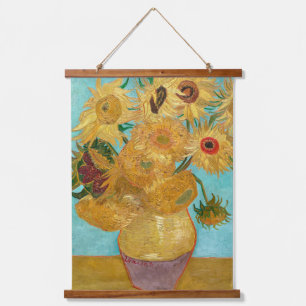 Zonnebloemen, Postimpressionistische Stilleven Sch Hangend Wandkleed