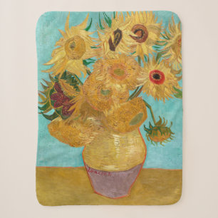 Zonnebloemen, Postimpressionistische Stilleven Sch Sherpa Deken