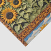 Zonnebloemen Prachtig trendy Collectie Tissuepapier (Detail)