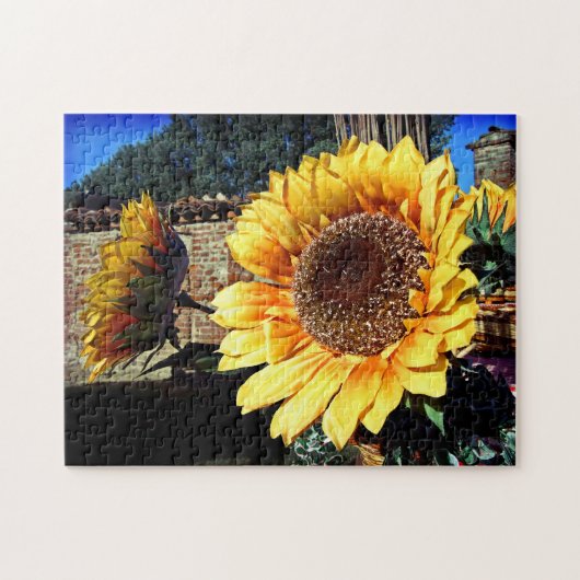 Zonnebloemen Puzzel (Horizontaal)