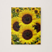 Zonnebloemen Puzzels