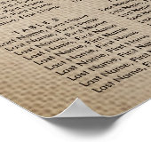  zonnebloemen - Reizigerskaart 8 Poster (Hoek)