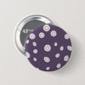 Zonnebloemen Ronde Button 5,7 Cm (Voorkant /achterkant)