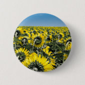 Zonnebloemen Ronde Button 5,7 Cm (Voorkant)